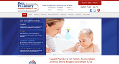 Desktop Screenshot of flahertyplumbing.com